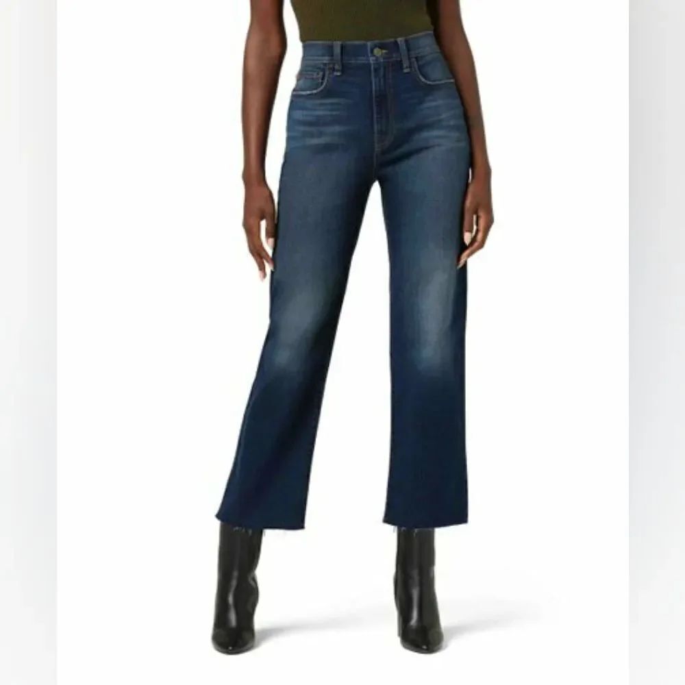 Hudson Noa High-Rise Straight Cropped Jeans sz 31